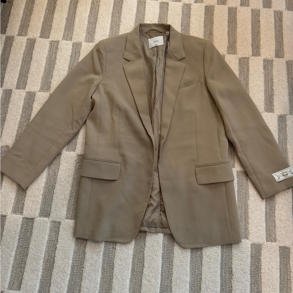 Aritzia Wilfred Beige Blazer NWT